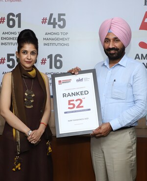 Chandigarh University 52nd among Indian Universities in NIRF University Ranking 2021