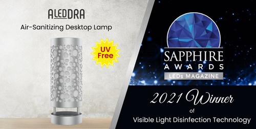 Award-winning Air-sanitizing Desktop Lamp