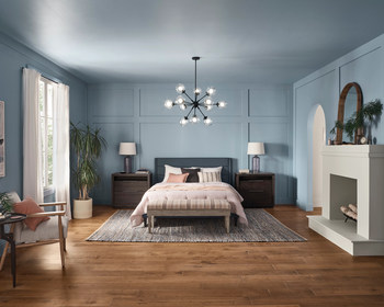 Influenced by our need to find respite from our day-to-day, Aleutian, the distinguished 2022 Color of the Year, is a beautiful, washed indigo that helps create a space for refuge.