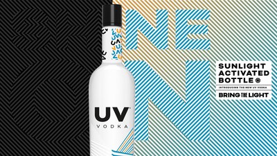 Phillips Distilling Company's UV Vodka is launching a new photochromic bottle design that activates a bright spectrum of colors when exposed to UV sunlight. It can be found nationally at grocery, liquor, wine & c-stores.