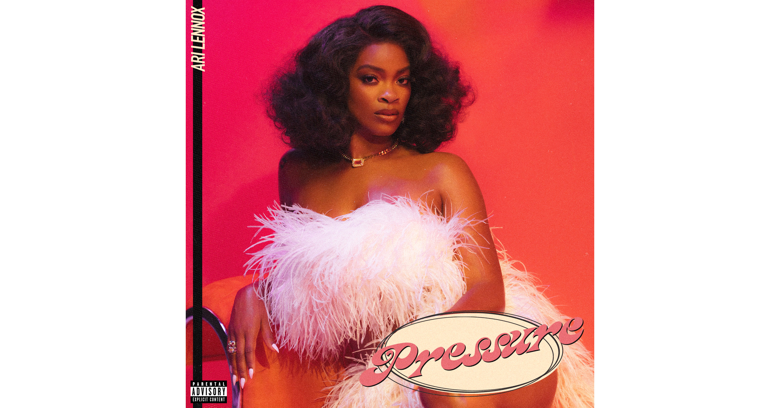 open lace back dress Ari Lennox in Ruby Veronica Dress