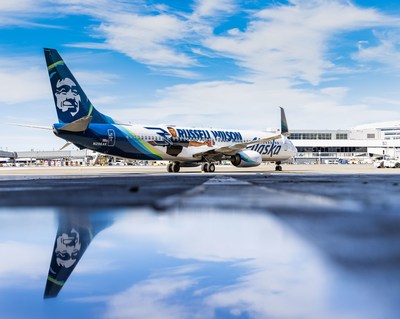 Russell Wilson scores a new Alaska Airlines Livery