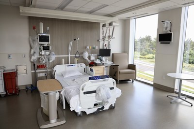 Patient room with natural light