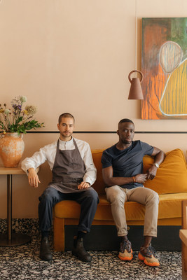 Jeremy Chan and Iré Hassan-Odukale of London’s Ikoyi, winner of the American Express One To Watch Award 2021, part of The World’s 50 Best Restaurants awards programme. Image credit: Maureen M. Evans