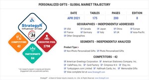 New Study from StrategyR Highlights a $40.6 Billion Global Market for Personalized Gifts by 2026