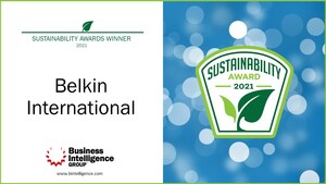 Belkin International reçoit le prix du leadership en matière de développement durable 2021 Sustainability Awards