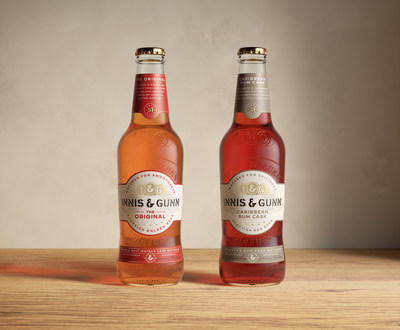 The Innis & Gunn Originals line feature a new pack, bottle and label design.