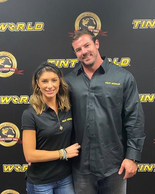 Tint World®, a leading auto accessory and window tinting franchise, continues its growth in Georgia with the opening of a brand new location in Kennesaw under the ownership of Michael Kruse (pictured with his wife, Lauren).
