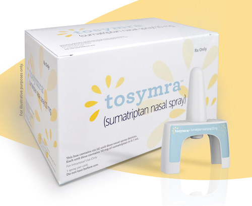 Tosymra® (sumatriptan nasal spray) 10 mg. Upsher-Smith Laboratories, LLC