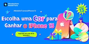 Wondershare lança passatempo para você ganhar um iPhone 13