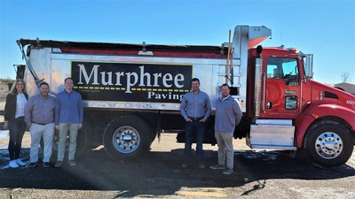 Pictured from left to right: Lisa Alvarez (CFO, Atlantic Southern Paving and Sealcoating), Terry Smith (COO, Atlantic Southern Paving and Sealcoating), Brian Urbanek (Managing Partner, Harbor Beach Capital, LLC), Harrison Gregory (CEO, Murphree Paving) and Michael J. Curry Jr. (CEO, Atlantic Southern Paving and Sealcoating)