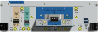 The VIAVI ONT XPM module is the industrys first fully-integrated test product for pluggable 800G transponders based on 100G electrical lane speed