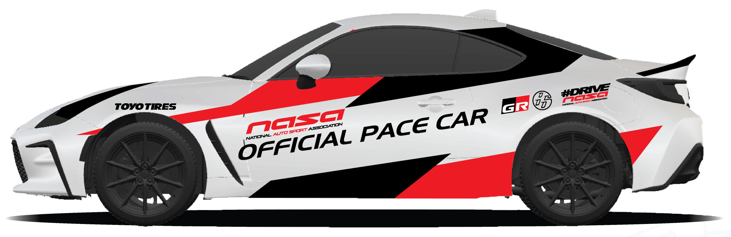 2022 Toyota GR 86: The official pace car for the National Auto Sport Association Championship Races in Daytona.