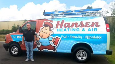 Owner Chad Setchell of Hansen Heating and Air upon the announcement that it has been acquired by Air Pros USA. Setchell will remain on and will lead Gulf Coast operations for Air Pros USA.