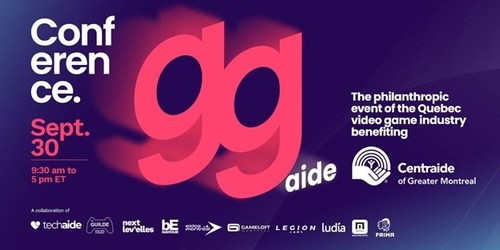 Introducing Ggaide The Quebec Video Game Industry S New Fundraising Conference Benefiting Centraide Of Greater Montreal