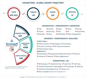 New Study from StrategyR Highlights a $66.3 Billion Global Market for Connectors by 2026