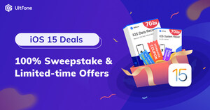 Sweepstake And Discounts - UltFone Announces iOS 15 Celebration