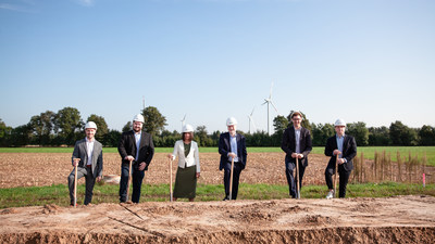 Enapter team breaks the ground for the Enapter Campus