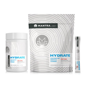 Nutrition Innovator MANTRA Labs Introduces HYDRATE - Plant-Based, Broad-Spectrum Super Hydration