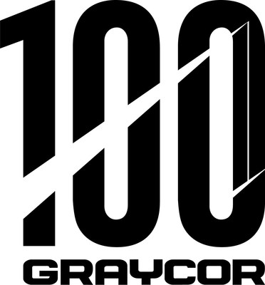 Graycor 100-year anniversary logo.