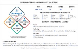New Study from StrategyR Highlights a $17.1 Billion Global Market for Welding Materials by 2026