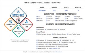 New Study from StrategyR Highlights a $8 Billion Global Market for White Cement by 2026