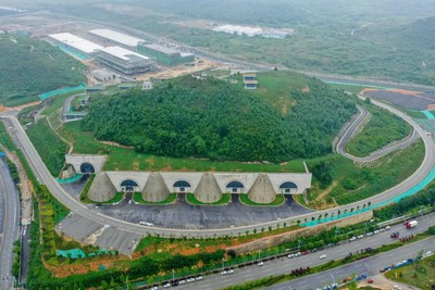 Tencent Seven Star Data Center in Guian New Area in west China's Guizhou Province