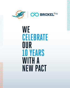 Miami Dolphins and Broxel Announce Multi-Year Agreement