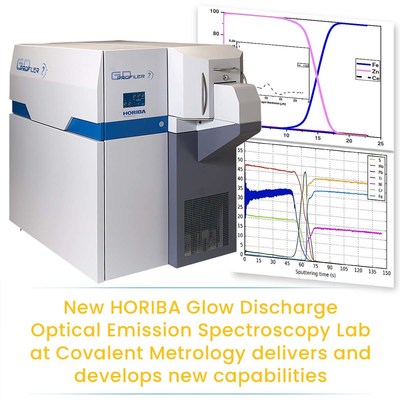 New HORIBA Glow Discharge Optical Emissions Spectroscopy Lab at Covalent Metrology