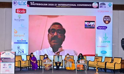 Hon. Shri. Rajesh Tope, Public Health Minister of Maharashtra and Hon. Shree Sunetra Ajit Pawar Founder of Environmental Forum Of India, Live at Nutribolism 2020 hosted by Laparo Obeso Centre