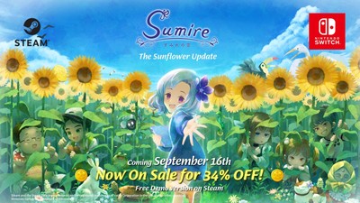 Sumire is on sale for 34% off to commemorate the update. Available on Steam and Nintendo Switch.