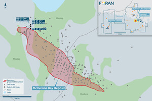 Foran Intersects 6.2m grading 3.4% CuEq within 24.5m of Continuous Mineralization from Step Out Holes at McIlvenna Bay
