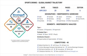 New Study from StrategyR Highlights a $31.3 Billion Global Market for Sports Drinks by 2026