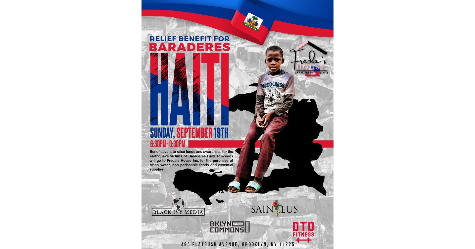 Local NYC Community leader George Sainteus launches an initiative to raise funds in the wake of the recent earthquake to support rebuilding & infrastructure in Haiti