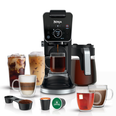 The versatile Ninja® DualBrew Pro Specialty Coffee System now offers the choice of brewing grounds or pods.