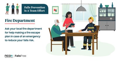 Falls prevention is a team effort, including fire and EMS professionals.