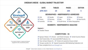 With Market Size Valued at $63.7 Billion by 2026, it's a Healthy Outlook for the Global Cheddar Cheese Market