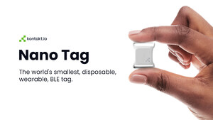 Kontakt.io Launches Nano Tag, the World's Smallest Affordable, Disposable &amp; Wearable BLE Tag