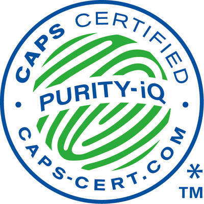 Cannabis Authenticity and Purity Standard (CAPS) Logo (CNW Group/Purity-IQ Inc.)