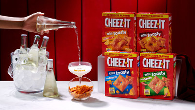 SIP, SIP HOORAY! CHEEZ-IT® AND WINE TAKES AN EXTRA TOASTY TWIST WITH A SPARKLING NEW PAIRING