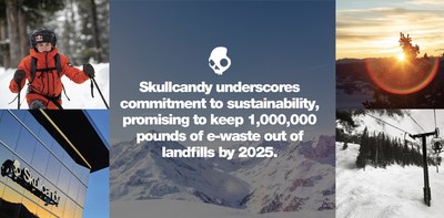 Skullcandy Underscores Commitment To Sustainability, Promising To Keep 1,000,000 Pounds Of E-Waste Out Of Landfills By 2025