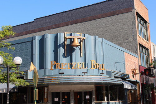 The Pretzel Bell in Ann Arbor exterior shoot