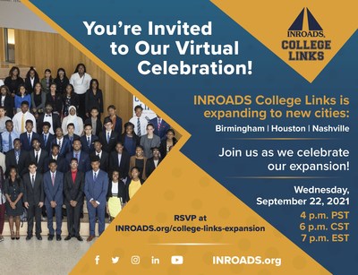 INROADS celebrates the expansion of the INROADS College Links program into Birmingham, Houston and Nashville.