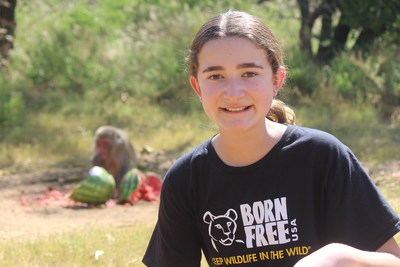 Kate Gilman Williams, an 11-year-old animal advocate committed to getting young people involved in wildlife conservation, will serve as Born Free USA's first Youth Ambassador.