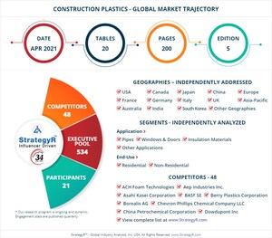 A $111 Billion Global Opportunity for Construction Plastics by 2026 - New Research from StrategyR
