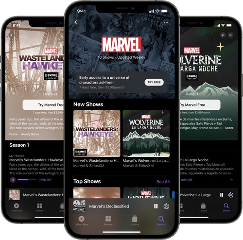 The new Marvel channel from SiriusXM on Apple Podcasts.
