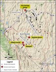 Eminent Triples Strike Length of the Known Precious Metal System at the Spanish Moon District; samples up to 8520 g/t Ag and 10 g/t Au
