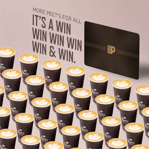 Peet's Coffee Celebrates "National Coffee Day" With Exclusive Peet's Black Card Giveaway