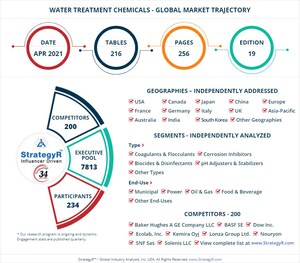 New Study from StrategyR Highlights a $63.5 Billion Global Market for Water Treatment Chemicals by 2026