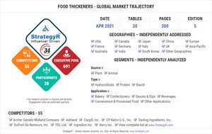 With Market Size Valued at $18.6 Billion by 2026, it`s a Healthy Outlook for the Global Food Thickeners Market